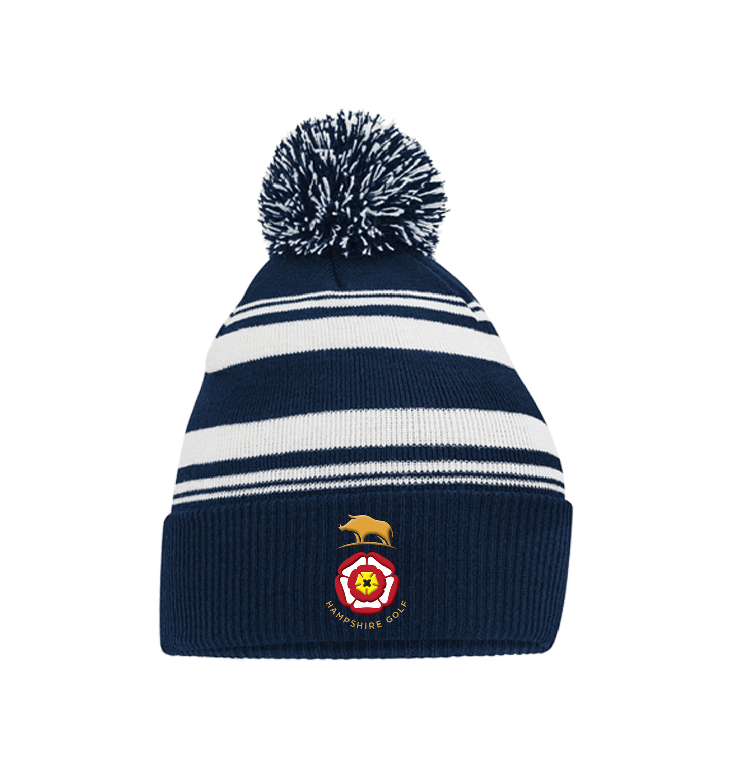 French Navy/White Beanie
