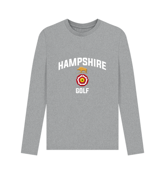 Athletic Grey Printed Long Sleeve T Shirt